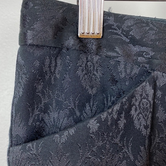 EUC Limited Brocade Gorgeous Black Drew Fit Slacks - Perfect for Xmas holidays! - Picture 3 of 9